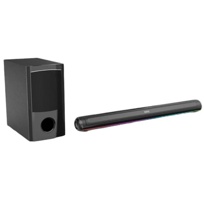 Global Star 2.1-Channel Sound Bar With Wireless Subwoofer P.M.P.O 800Watts GS-B-plus - GLOBALSTAR