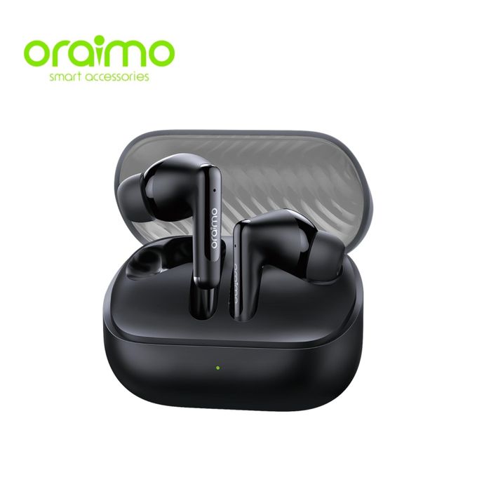 Oraimo SpaceBuds Neo True Bluetooth Spatial Earpods Wireless Charging - Black - ORAIMO