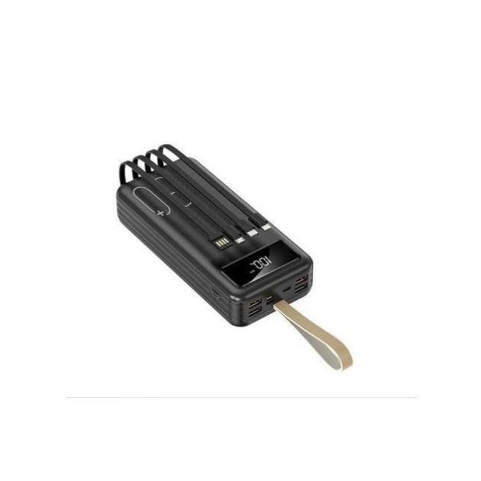 30000mAh fast charging 4 way powerbank with Light - Black thumbnail 2