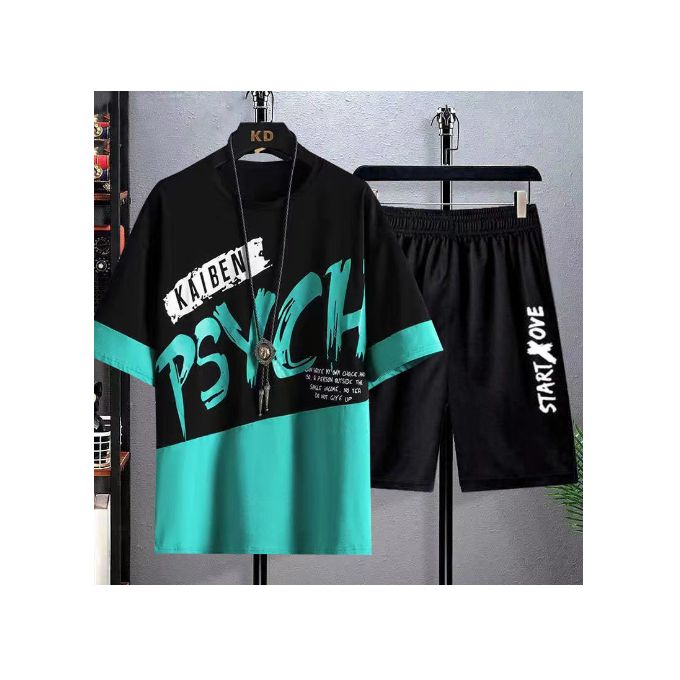 Men's Loose Casual Sports Suit Ice Silk Breathable - MEN