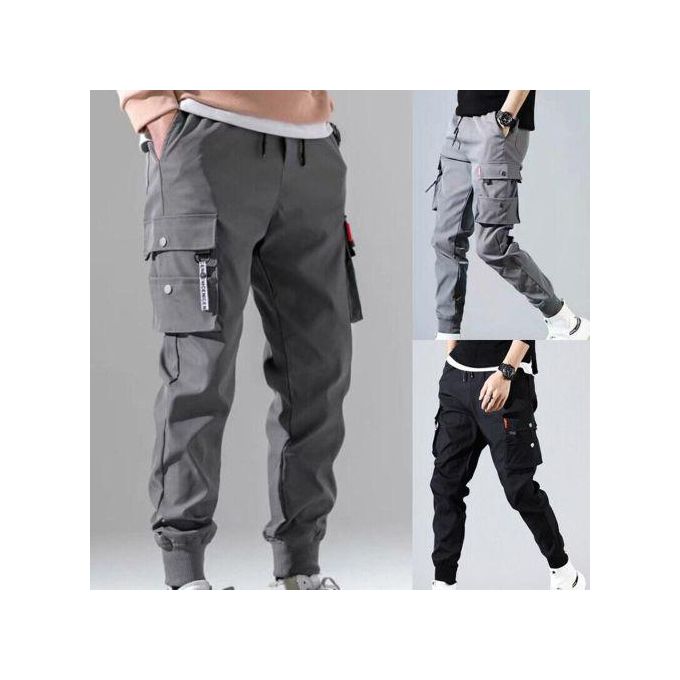 Ankle-Length Trousers Sportswear Boys Joggers Summer Men Pants Tie Feet Overalls - MEN