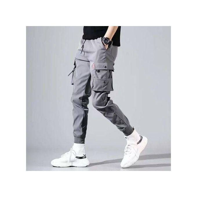 Ankle-Length Trousers Sportswear Boys Joggers Summer Men Pants Tie Feet Overalls thumbnail 2