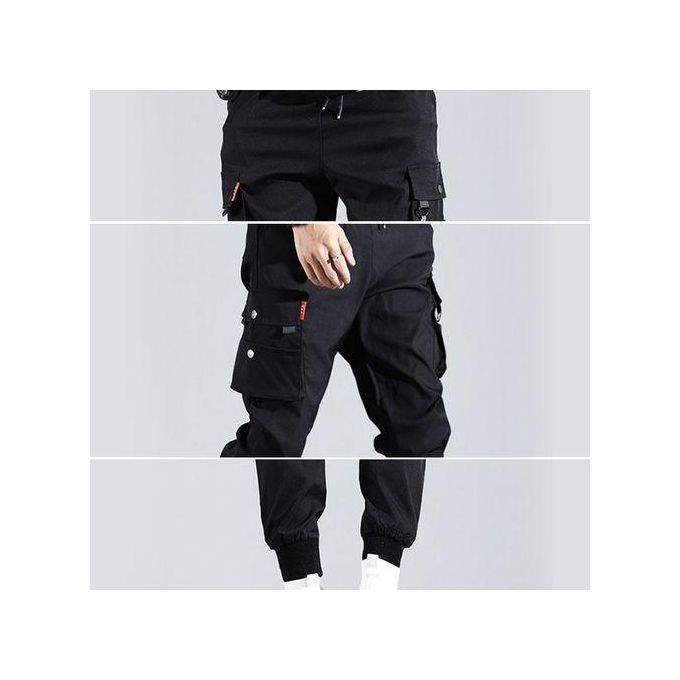 Ankle-Length Trousers Sportswear Boys Joggers Summer Men Pants Tie Feet Overalls thumbnail 3