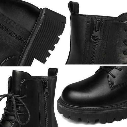 SXCHEN Women's Fashionable British Style Martin Boots thumbnail 3