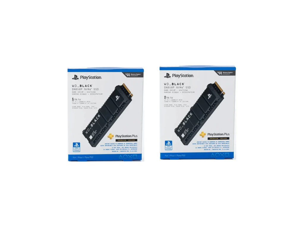2TB WD BLACK Internal SN850P NVMe™ SSD Game Drive view 2