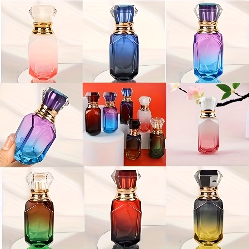 Perfume Spray Bottles, Random Gradient Colors, High-End Refillable Glass Empty Bottles, Luxury Press-Type Large Capacity Spray Bottles thumbnail 3 (Rose)