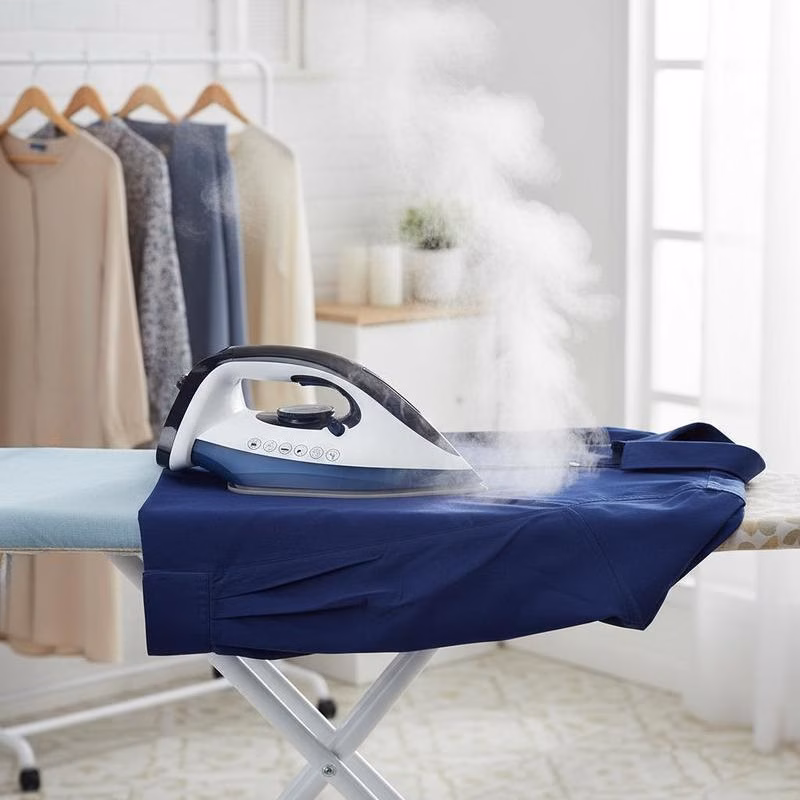 1.5L Home Garment Care, Steam Iron, Vertical Fresh Curtains, Professional Ironing, Ceramic Non-stick Soleplate, Self-cleaning System, Blue Model - view 1 (Silver)