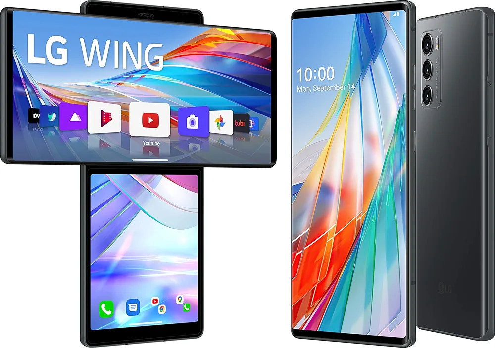 LG winG 5G - view 1 (Black)